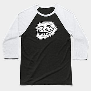 Troll Face Meme Baseball T-Shirt